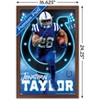 Trends International NFL Indianapolis Colts - Jonathan Taylor 22 Framed Wall Poster Prints - 3 of 4