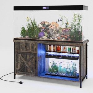 TV Stand with Storage for Living Room, TV Consoles Table for 55-65 Inch TVs with Power Outlets - 1 of 4