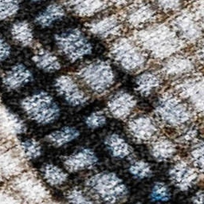 HomeRoots 5' X 8' Linen And Gold Abstract Washable Indoor Outdoor Area Rug