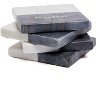Lexi Home Marble Collection 4 Pc. Square Gray Coasters - Thankful - 2 of 4