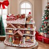 Kurt Adler 10-Inch Pre-Lit Gingerbread House With Santa - 2 of 3
