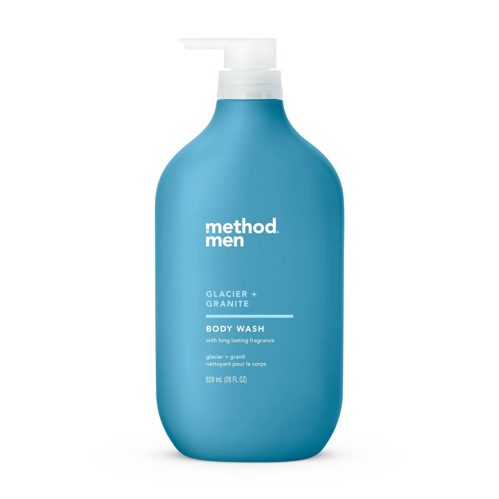 Photos - Shower Gel Method Men's Glacier+Granite Body Wash - 28 fl oz 