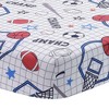 Lambs & Ivy Baby Sports 3-Piece Football/Basketball Baby Crib Bedding Set - image 4 of 4