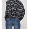 Women's Camo Print Pullover Top - SHE + SKY - 2 of 3