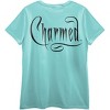 Charmed 1998 The Power Of Three Crew Neck Short Sleeve Mint Women's Night Shirt - 2 of 4