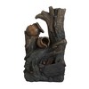 NAYSAYE Fountain Decorative Water Feature Four Tier Broken Pot Design for Garden Patio Indoor Outdoor, Brown, 5.1"*13.6"*4.2" - 2 of 4