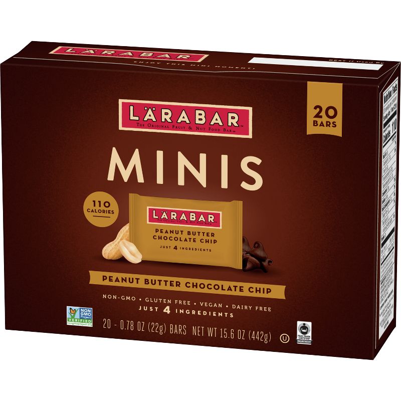 Larabar Mini&#39;s Peanut Butter Chocolate Chip - 15.6oz, 4 of 15