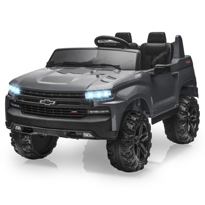 Baby Car 24V 2-Seater Truck Licensed Chevrolet Silverado Ride On Toy w/Parent Remote Control
