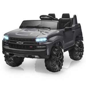 Baby Car 24V 2-Seater Truck Licensed Chevrolet Silverado Ride On Toy w/Parent Remote Control - 1 of 4