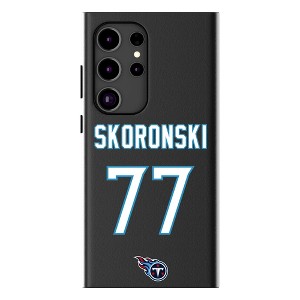 Keyscaper Peter Skoronski Tennessee Titans 77 Game Tactic MagSafe Compatible Cell Phone Case for Galaxy S25 Plus - 1 of 4