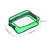 Unique Bargains Clear PVC Travel Toiletry Bag Cosmetic Bag with Zipper for Travel and Home Storage - 2 of 4