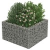 vidaXL Gabion Raised Bed Silver Galvanized steel 177.2 x 35.4 x 19.7 in - 4 of 4