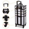 Byootique 3-Piece Makeup Train Cases Cosmetic Organizer Kit ForgetMeNo pattern - 4 of 4