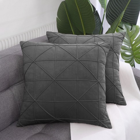 Piccocasa Zipper Closure Cushion Decorative Square Throw Pillow Covers 2  Pcs 18 X 18 Inch : Target