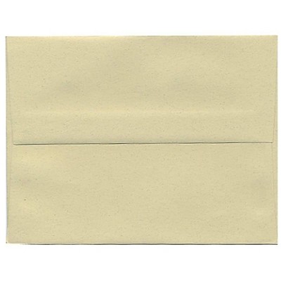 JAM Paper A2 Passport Invitation Envelopes 4.375 x 5.75 Gypsum Recycled 41338I