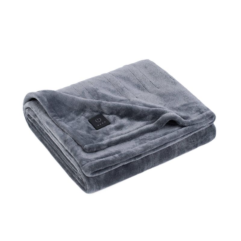 50"x60" Cozy Heated Throw Blanket - Brookstone, 5 of 12