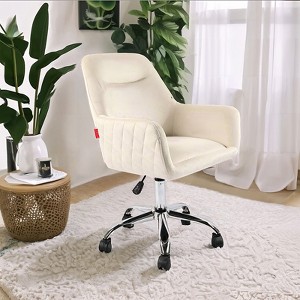 VANITII Cathy Swivel Vanity Chair - 1 of 4