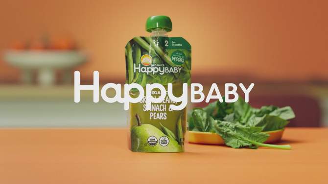 HappyBaby Clearly Crafted Sweet Potatoes Baby Food - 4oz, 2 of 5, play video