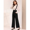 INSPIRE CHIC Women's Casual Office Adjustable Straps Wide Leg Jumpsuits - 4 of 4