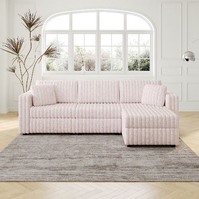 CAVINAS Soft Modular Sectional Sofa, Modern & Plush Sectional Couches -Living Room Furniture Loveseat Sofa for Bedroom, Living Room