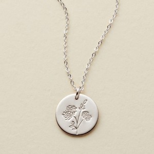 Made By Mary | November Birth Flower Necklace - 1 of 4