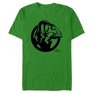 Men's She-Hulk: Attorney at Law Flex Icon Outline T-Shirt - 1 of 4