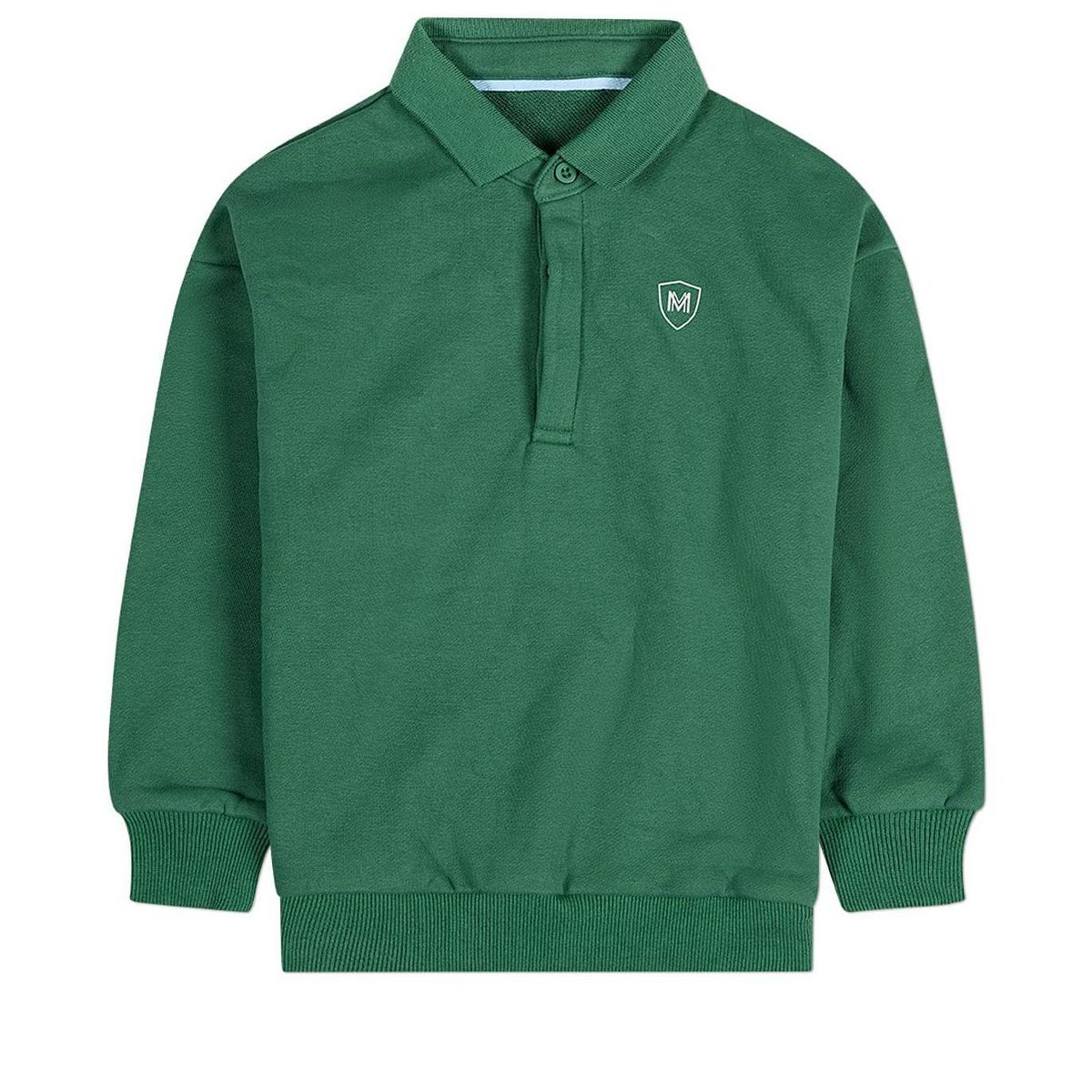 Memoi Boys Long-Sleeve Cotton-Rich Fleece Polo Sweatshirt - thumbnail 8