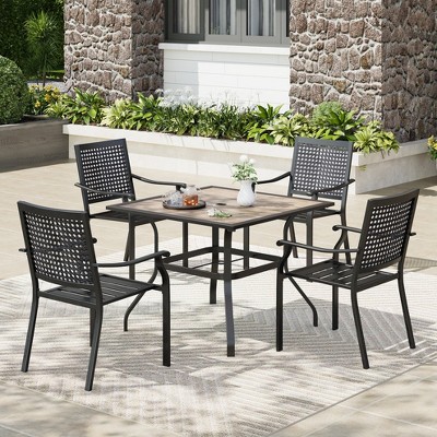 bull's eye back chairs
