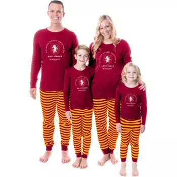 Potter Gryffindor Sleep Tight Fit Family Pajama 14) Red : Target