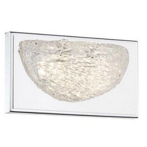George Kovacs Lighting Modern Ice 1 - Light Vanity in  Chrome - 1 of 1