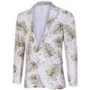 Clearlove Tuxedo Jackets One Button Slim Fit Formal Suits Blazer with Bow Tie Formal Blazer - 4 of 4