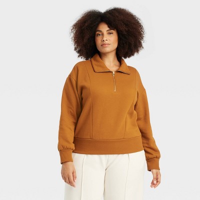 Women's Quarter Zip Sweatshirt - A New Day™