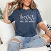 Simply Sage Market Women's Peace Love Baseball Short Sleeve Graphic Tee - 2 of 4