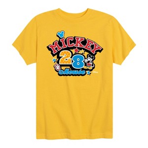 Boys' - Disney - Mickey Mouse Pattern Collage Short Sleeve Graphic T-Shirt - 1 of 4