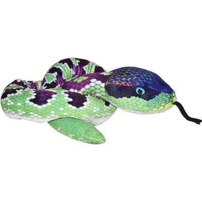 Wild Republic Plush Snake Green Purple Stuffed Animal, 54 Inches : Target