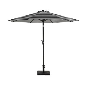 WestinTrends 9 Ft Outdoor Patio Market Table Umbrella with Square Concrete Base - 1 of 4