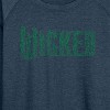 Women's - Wicked - Twisted Tree Branch Logo Lightweight French Terry Wide Neck Long Sleeve Graphic Shirt - 2 of 4