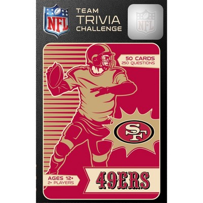 MasterPieces Officially Licensed NFL San Francisco 49ers Trivia Challenge Card Game