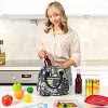 OPUX Insulated Lunch Box Women, Cooler Bag Tote Girls Kids Teen Adult, Soft Reusable Thermal Meal Prep Purse - 4 of 4