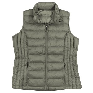 Ladies’ Quilted Puffer Vest – Lightweight Insulated Outerwear for Women - 1 of 4