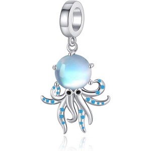 Sterling Silver Hummingbird Dragonfly Ladybug Charm Set, Dainty Jewelry Gift for Women for Bracelets and Necklaces - 1 of 4