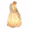 Kurt Adler 10-Light 9 Inch Ivory and Gold Angel Treetop - 3 of 4