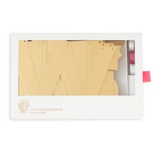 Daydream Society - Gold Say Everything Garland Set - Pack of 95 Letters, Numbers, and Characters - 1 of 3