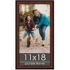 PosterPalooza | Decor Brown Picture Frame - UV Acrylic, Foam Board Backing, Hanging Hardware - 2 of 4