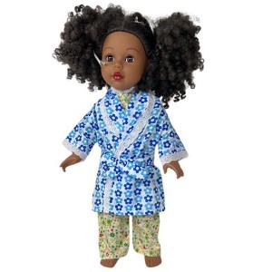 Doll Clothes Superstore Pajamas And Robe Fits Our Generation American Girl And My Life Dolls - 1 of 4