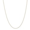 Black Bow Jewelry 0.65mm, 14k Yellow Gold, Diamond Cut Cable Chain Necklace - 3 of 4