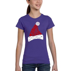 LA Pop Art All I Want for Christmas is You - Girl's Word Art T-Shirt - 1 of 4