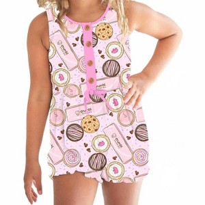 Girl Cookie Crumbs Bamboo Bubble Romper - Charlies Project - 1 of 3