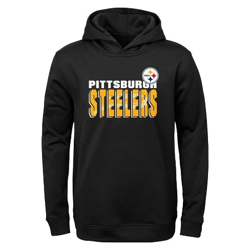 Nfl Pittsburgh Steelers Toddler Boys' Poly Fleece Hooded Sweatshirt - 3t :  Target