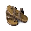 CUSHIONAIRE Pluto Cork Footbed Summer Sandals for Women 2025 Comfortable Slides with Adjustable Buckles, Toe Loop & Stitched Design - 3 of 4